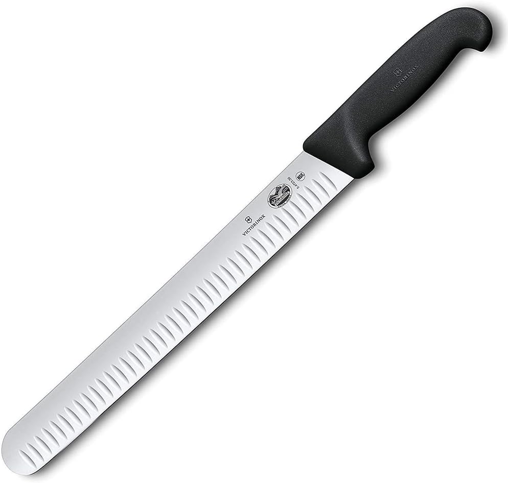 12 Inch Fibrox Pro Slicing Knife with Granton Blade