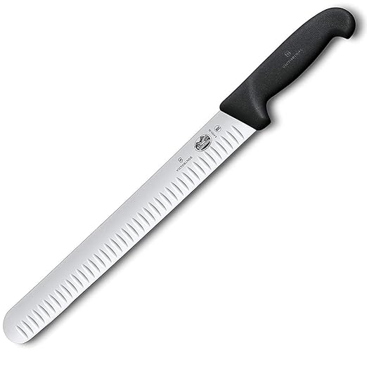 Victorinox 12 Inch Fibrox Pro Slicing Knife with Granton Blade