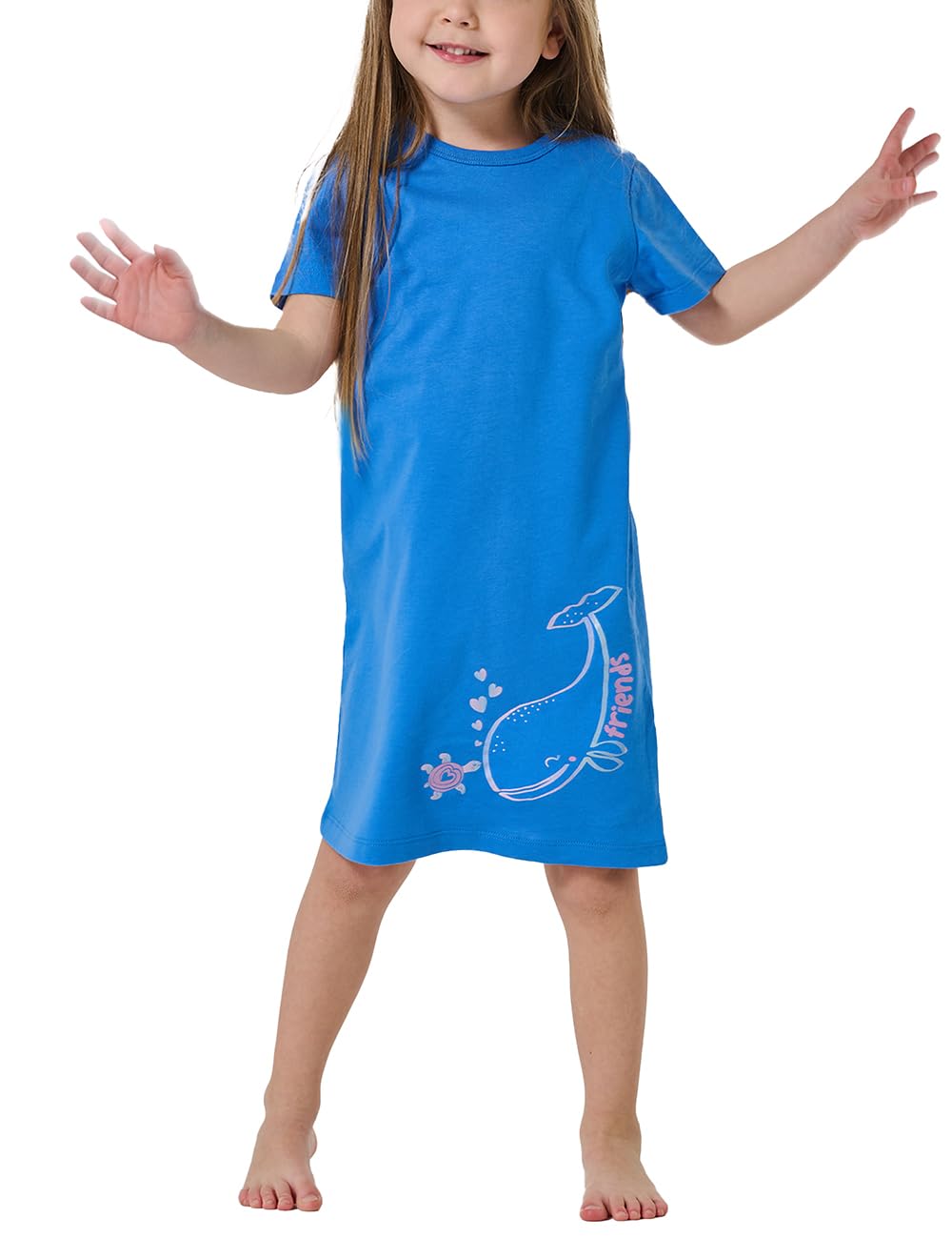 Schiesser Mädchen Schiesser Mädchen Nachthemd Kurzarm - Girls World Nachthemd