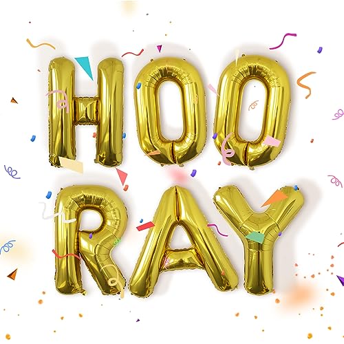 Image of Letter Balloons Gold Party Balloon - 40 Inch Large Gold Letter H Balloon, Letter Balloon Birthday Decorations, Balloon for Women Men Anniversary Party Decorations Supplies