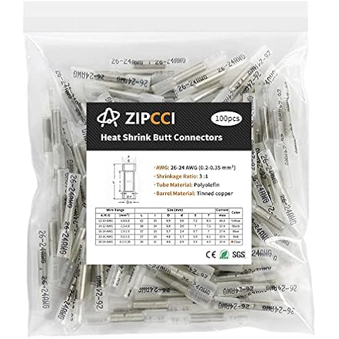 Heat Shrink Butt Connectors (26-24 AWG) Cover