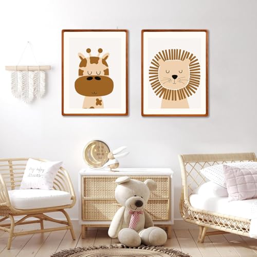 Zibrelte Natural Wood 12X18 Frame, Real Teak Wood 12X18 Poster Frame With Mat For 11X17 thumb #5