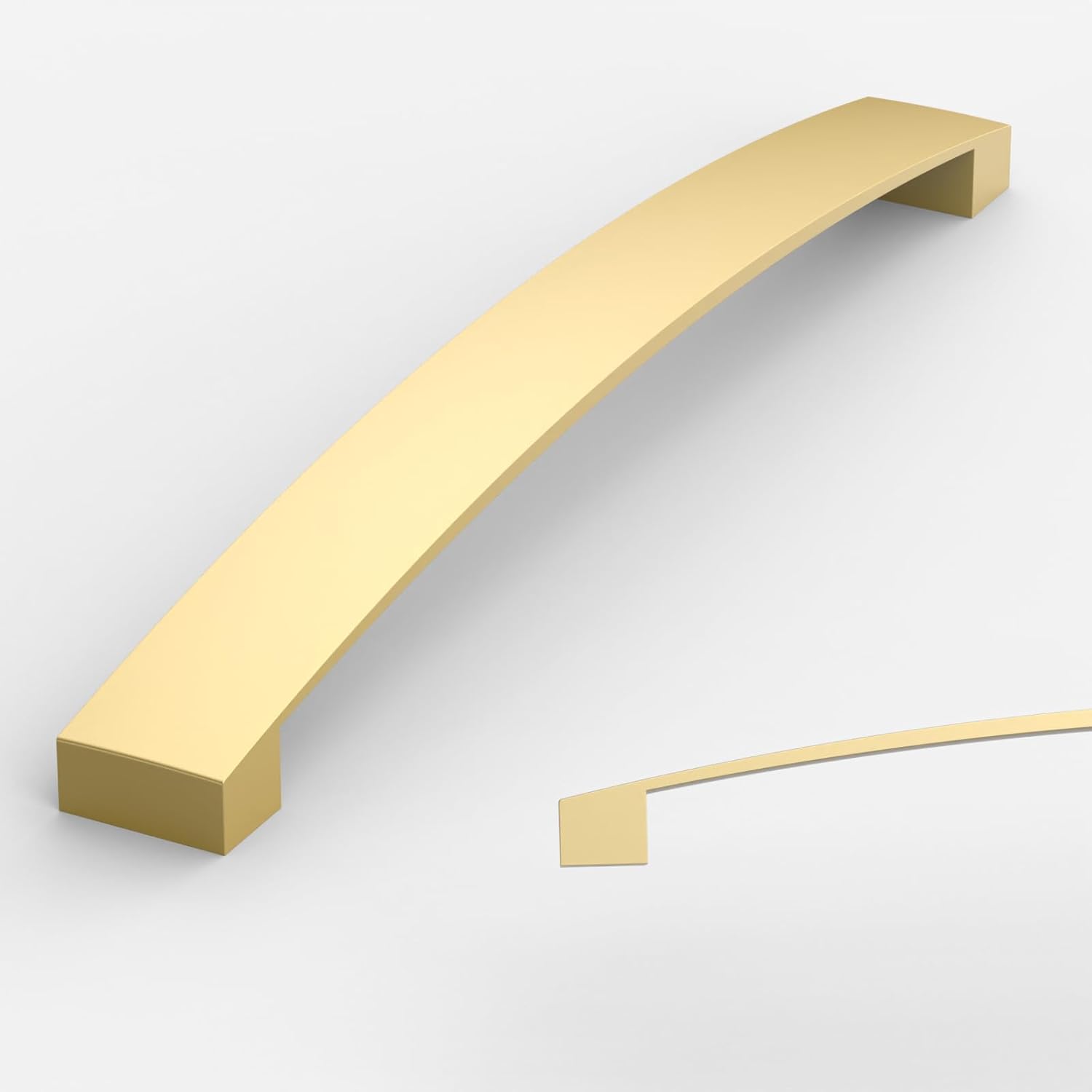 Amerdeco UK0021 Furniture Handles, Brushed Gold Handles