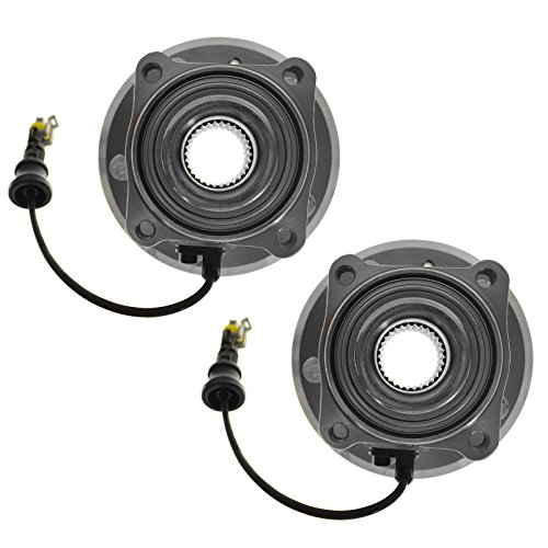 Image of TRQ 2 Piece Rear Wheel Bearing & Hub Assembly Set Compatible with 2012-2015 Chevrolet Captiva Sport 2007-2009 Equinox Pontiac Torrent 2008-2010 Saturn Vue Suzuki XL-7