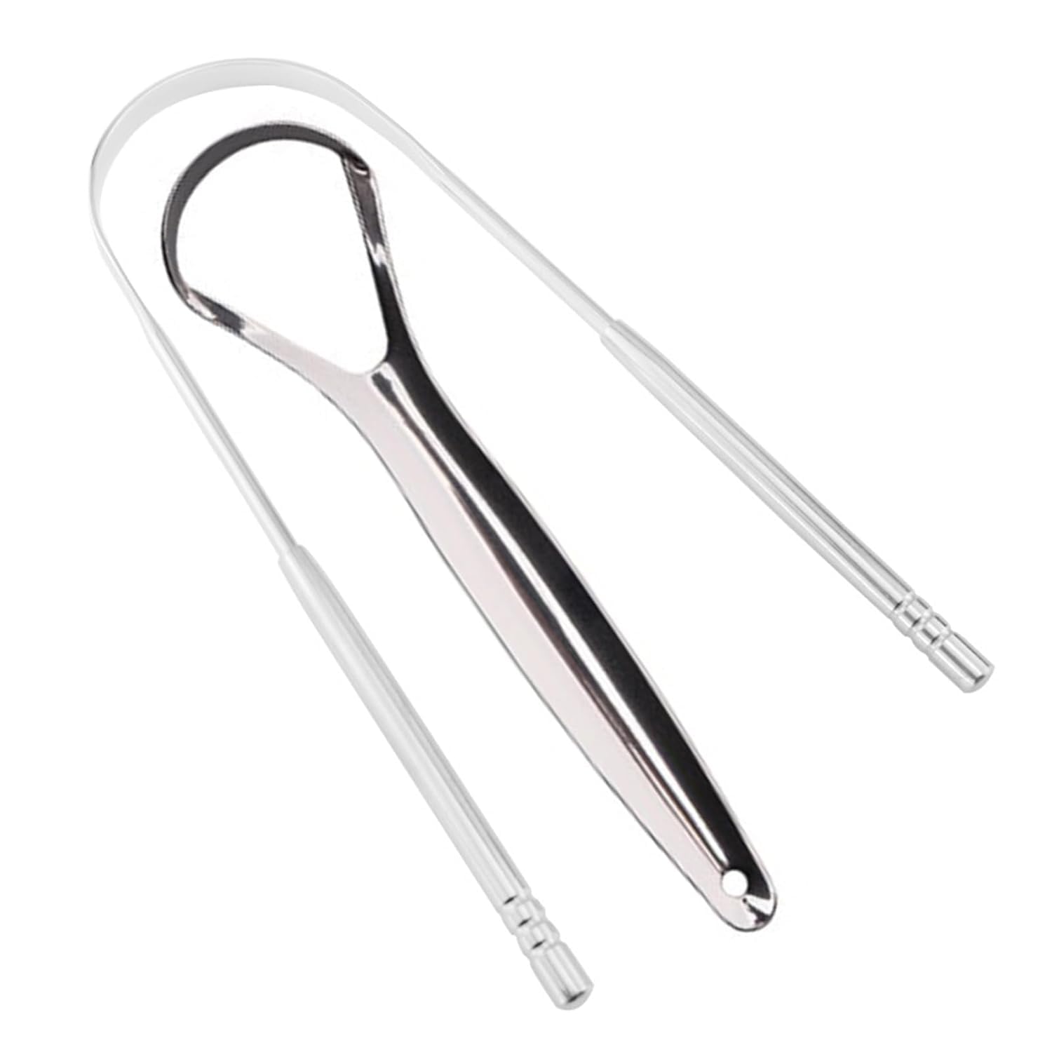 Stainless Steel Tongue Scraper Tongue Cleaner for Adults Semicircle Tongue Scraper Tongue Cleaner Cure Bad Breath Reduce Bad
