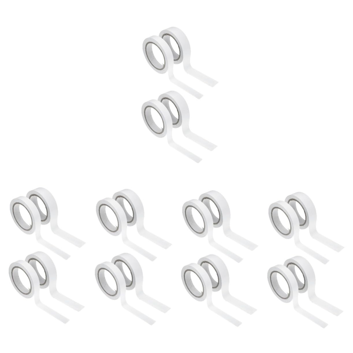 TEHAUX 20rollos Cinta Doble Cara De Alta Adhesión Para Manualidades y Cinta Resistente Para Decoración y Montaje