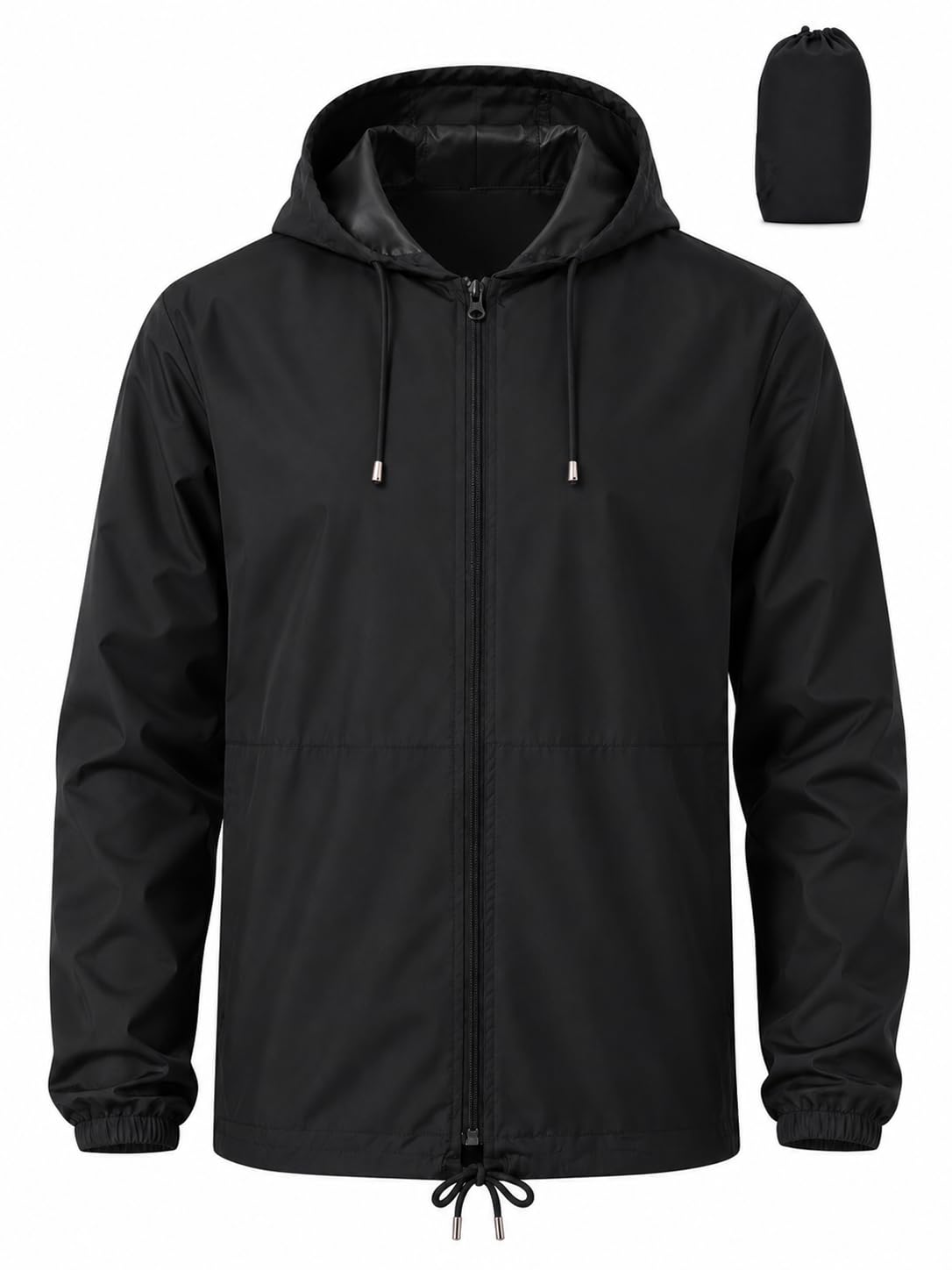 Mens Windbreaker Rain Jacket Waterproof Raincoat