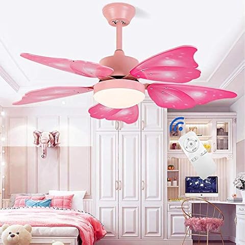 Niedlich Kinder's Schlafzimmer Schmetterlingsflügel Hängendes Lüfterlicht Cover