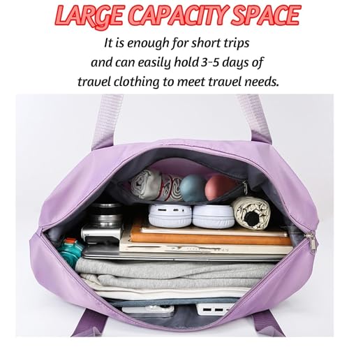 Klarson Expandable Bag with Wheels, Expandable Travel Duffle Bag with Wheels, Foldable Suitcase Without Handle, Collapsible Luggage with Wheels3