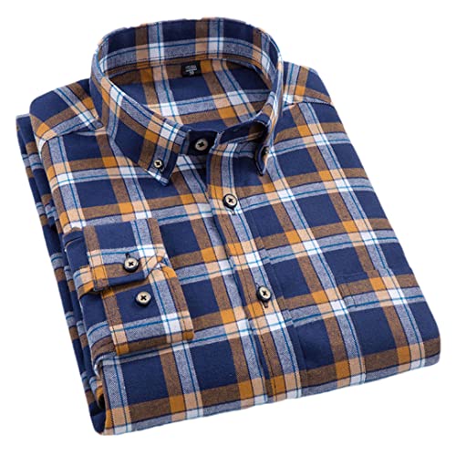 Chemise manches longues coton homme style décontracté BL898