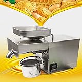 Best Cold Oil Press Machine: Which One Do You Choose? 21 110V Oil Press Machine Automatic Oil Extractor, Intelligent Temperature Control, Commercial Household Cold/Hot Oil Press Stainless Steel Nut Electric Oil Press Walnut Flaxseed Almond Rapeseed Sesame