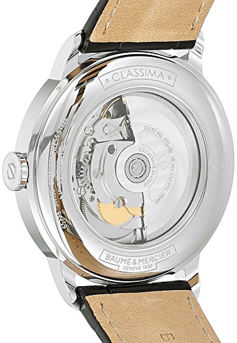 Baume & Mercier Men's Classism Automatic Silver Dial Brown Leather Watch 102142