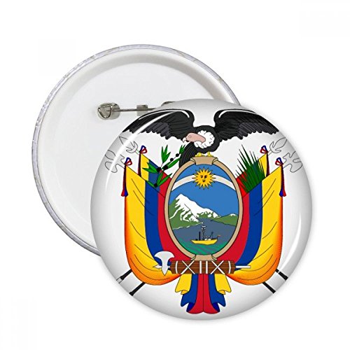 Pins ronds Quito Équateur badge XL lot de 5 pièces idées cadeaux originaux