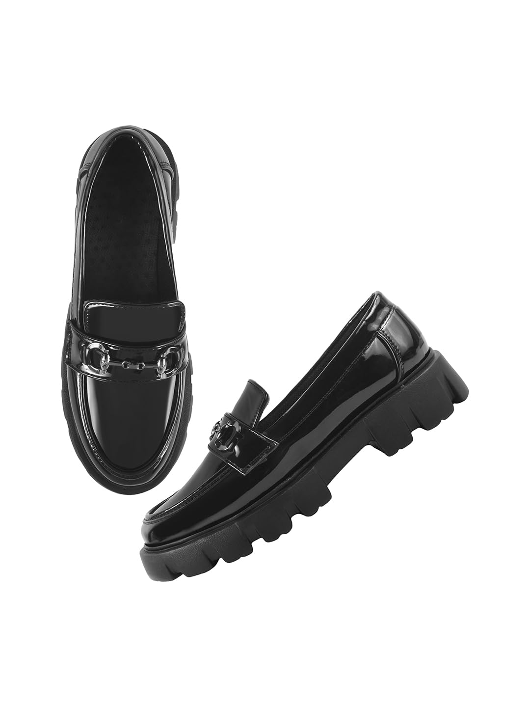 Trendy Comfortable Extra Cushion Inner Sole Casual Loafer Shoes with Low Heels for Womens and Girls