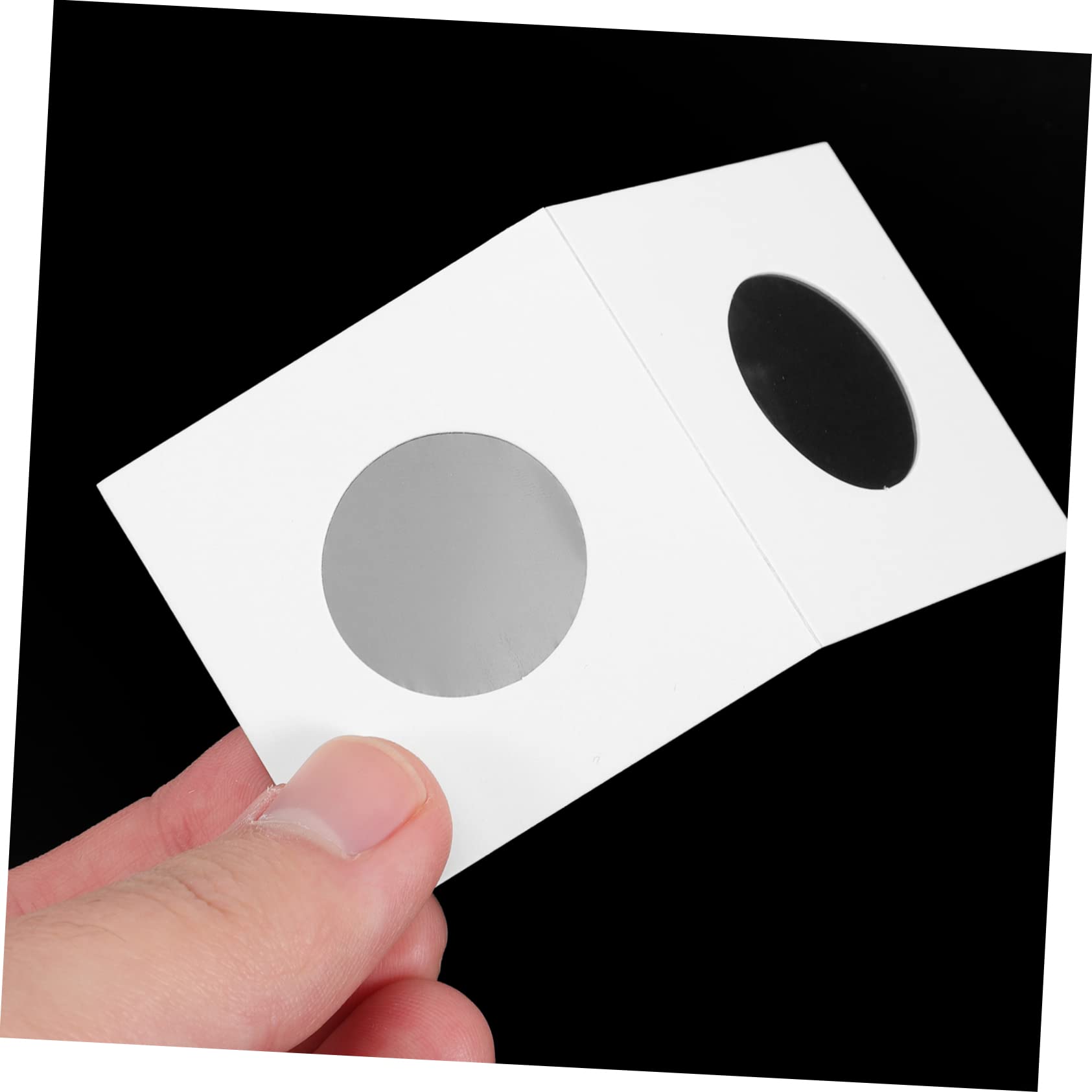 Veemoon Raccoglitori Supporto Pezzi per Monete in Carta Bianca 400 per Conservazione e Esposizione Formato Assortito per Collezionisti per Monete in Argento e Rame