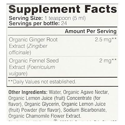 2 Pack Of Wellements Organic Gripe Water For Tummy, 4 Fl Oz (Packaging May Vary)