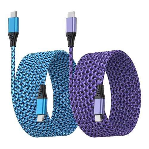 Car Charger Cord 10FT/2Pack for iPhone 17 Air 17 Pro 17 Pro Max 16e 16 15 Pro Max Plus,60W USB C to USB C Carplay Cable Car Fast Charging Cord Extra Long Cable for Samsung Galaxy A17 A16,Pixel 10 Pro