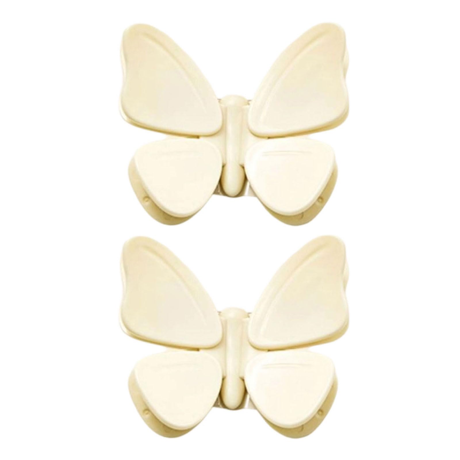 carotoe Bag Clips, Strong Seal for Storage, Kitchen Refrigerator Decoration ABS Accessories Food Storage Butterfly Clips