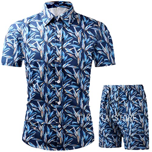 Short de plage pour homme et chemise assortie pour vos vacances d'été