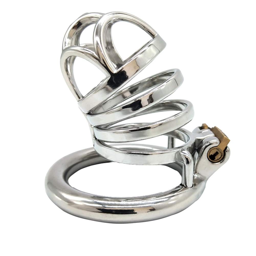 Amazon.de: Keuschheitsgürtel Peniskäfig Mit 3 Cockringe Für Männer  Keuschheit