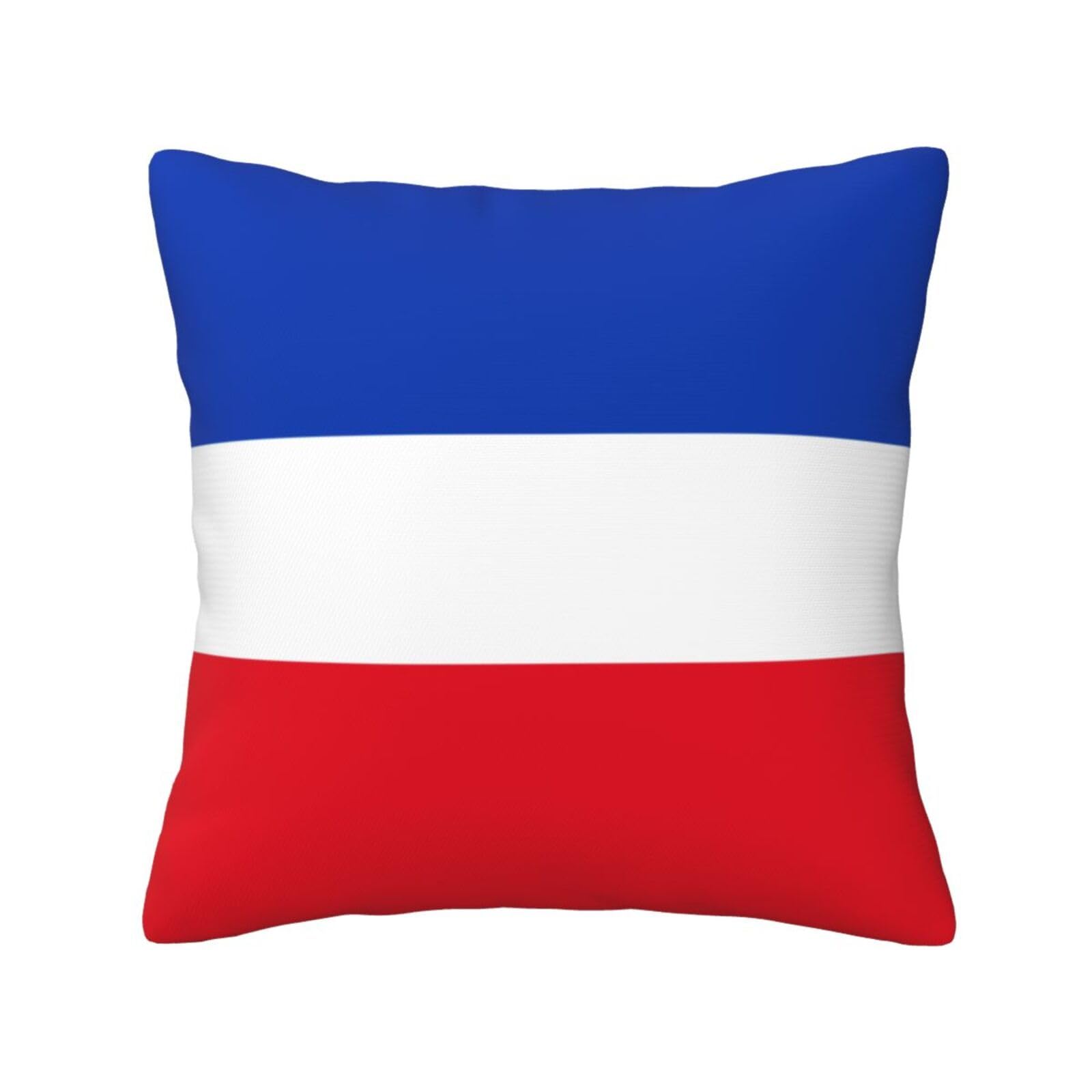 Flag of the canton of Schleswig-Holstein Print Throw Pillow Covers with Hidden Zipper, All Season Square Pillow Covers for Home Decor