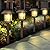 Benany Solar Pathway Lights Outdoor, 6 Pack Upgraded LED Waterproof Solar Outdoor Lights, Solar Garden Landscape Lighting for Outside Driveway Garden Landscape Walkway Path Yard Lawn Decor (6)