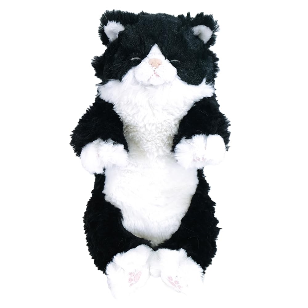 Amazon.co.jp: サンレモン ひざねこ すやすや S ハチワレ 15×18×34cm