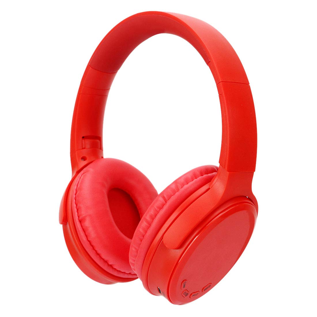 Bluetooth Headphones Over Ear,Computer Game Wireless Headset,Mic Wired Mode PC/Cell Phones/TV Red