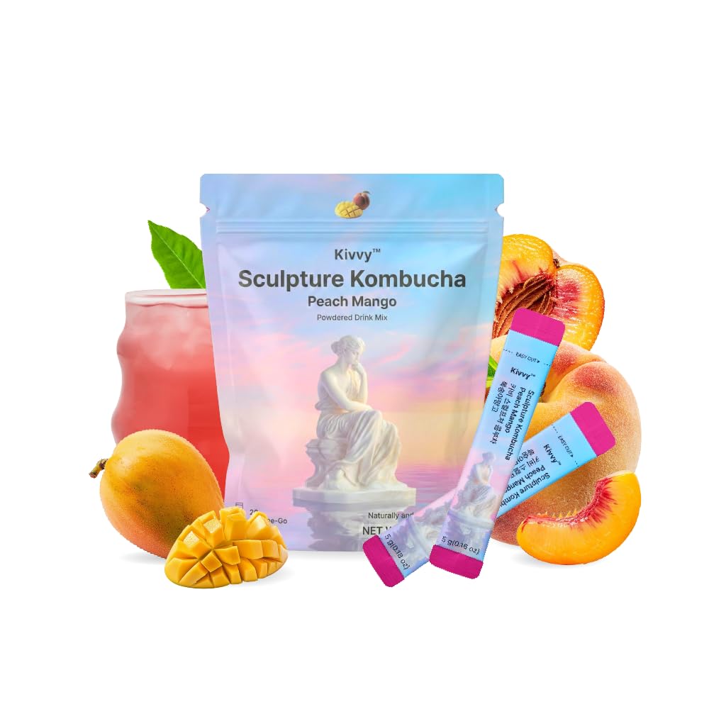 Amazon.com: Kivvy Fizzy Probiotics Kombucha Drink with Lion's Mane