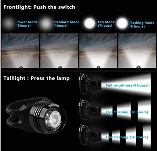 Adkwse Set luci Bici