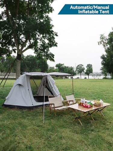 Carpa inflable para camping impermeable para 3-5 personas miniatura 2