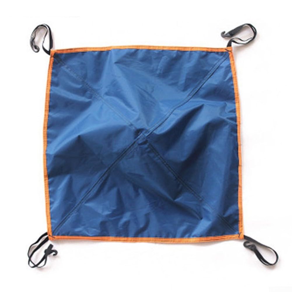 Camping Cover 56x56cm Waterproof Tarp for Tents Ideal for Rainy Weather Protection (blue)