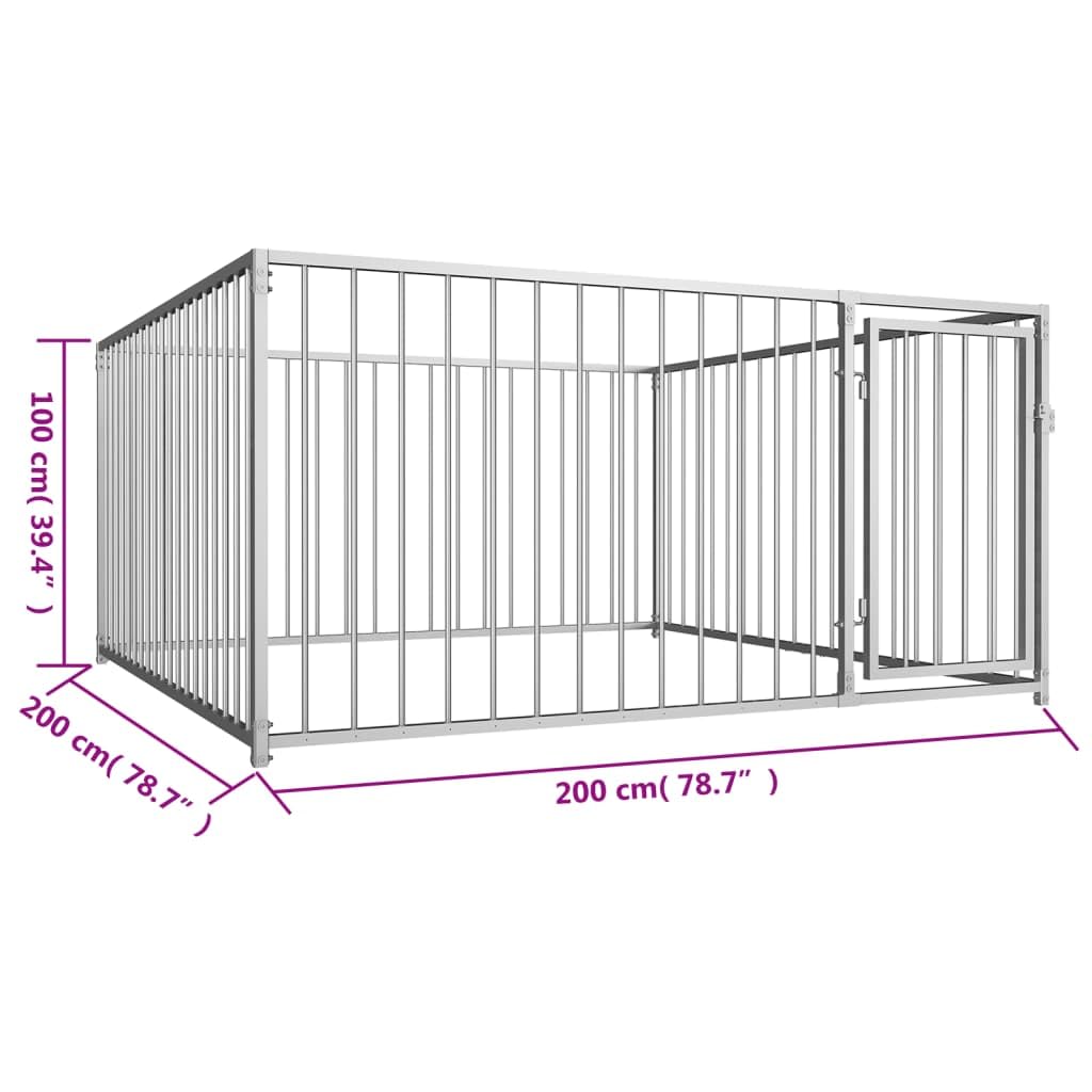 Forniture per cani Cuccia per cani da esterno 200x200x100 cm Animali e forniture per animali domestici