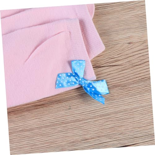 LIFKOME 1pair Thigh Socks Over The Knee Sock Striped Stocking Girls High Socks Bow Knee Kids High4