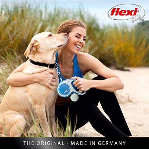 flexi Rollleine New Comfort - S - Seil 8 m, blau
