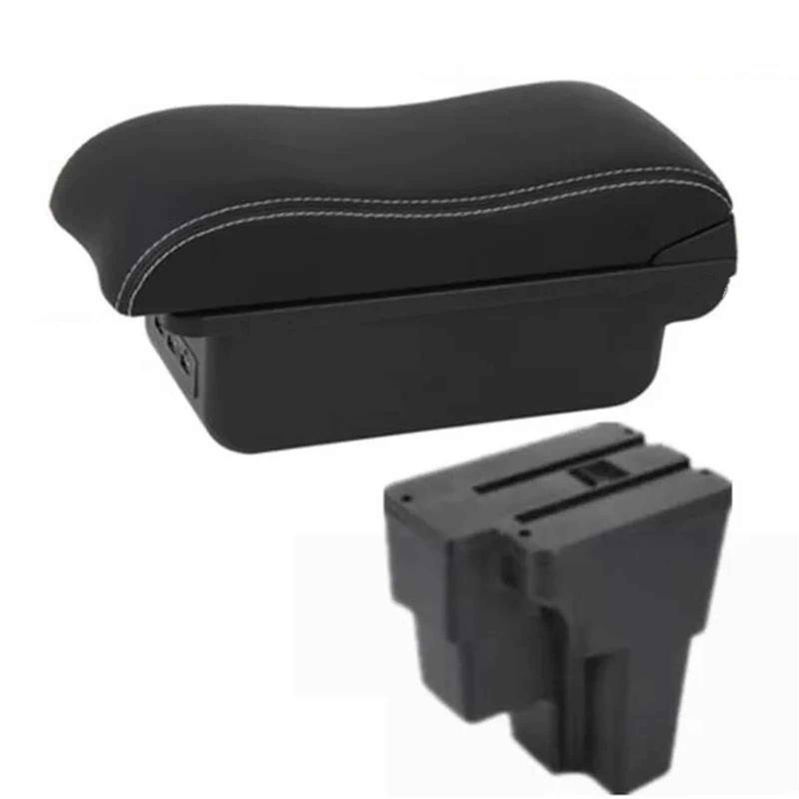 Ysdsls B3 White Line 3Usb Car Decorative Shape Center Console Multifunctional Storage Box For Stonic For Rio Lx For Cerato