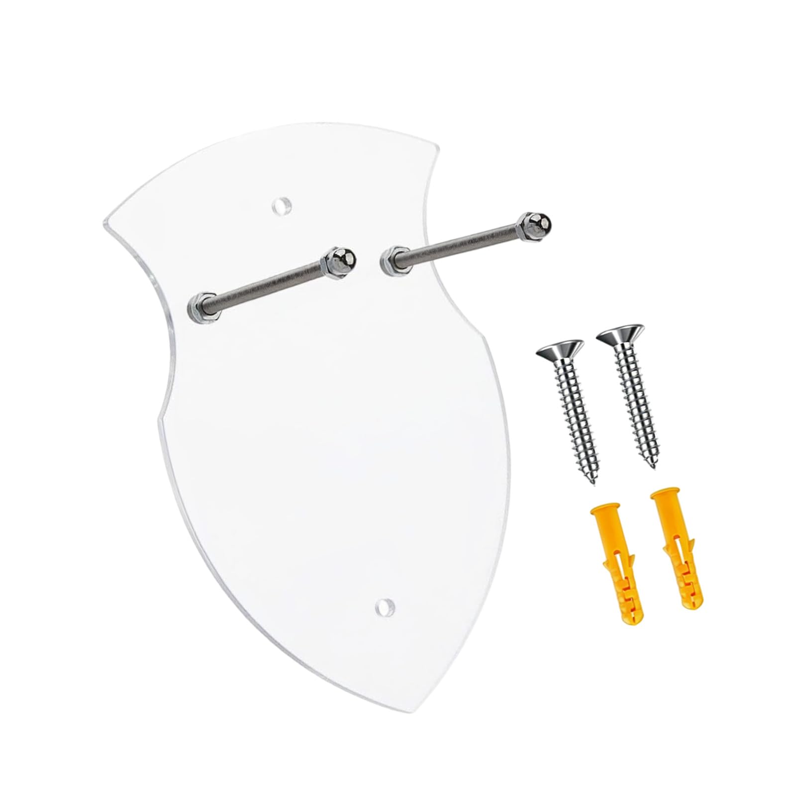 Zxfdsfdbnm ABS Wall Mount Vertical Display Swords Rack with Plaques and Hardware for Collectibles, and Room Medieval Decors Vertical Display Axes Holders