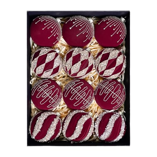 Boules de Noël en velours pour illuminer votre salon et votre cheminée - 2