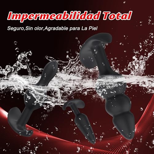 Miniatura 7 de 3pcs Plug Anal Juguetes Eróticos Para Pareja Sexuales Dildo Anal Plug Anales Dilatador Consolador Anal Mujer Hombre Sexo Butt Plug Juguetes Sexuales Anales Estimulador De Próstata Hombre Sex Toys
