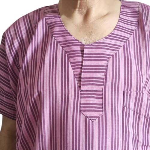 Chilaba de hombre para verano en algodon fresco talla unica 4