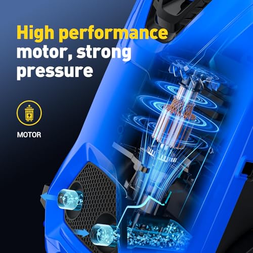 EVEAGE Electric Pressure Washer, 4200 PSI 2.8 GPM Power Washer with 1000ML Foam Cannon, 3 Pressure Nozzles, for Car/Fences/Driveway/Home/Patio Cleaning - Image 5
