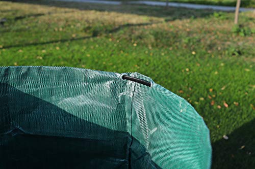 Ambientehome 3x 272 L, grün polypropylene fabric, circa 67x67x76 cm Gartensack