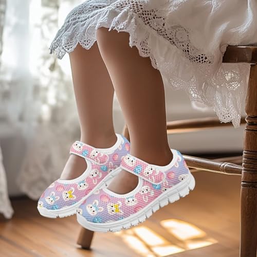 BIGCARJOB Mary Janes Shoes for Toddle Girls Cute Dress Shoes Athletic Gym Shoes Kids School Uniform Shoes2