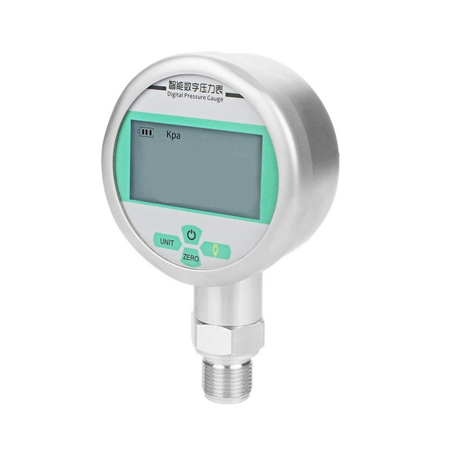 Manómetro mecánico de precisión 0,2 G 100 mm G1-4 dial 0,2% FS 0-40 Mpa 0-60 Mpa 0-100 Mpa medición de presión de cristal líquido aire gas aceite agua(0-60Mpa)