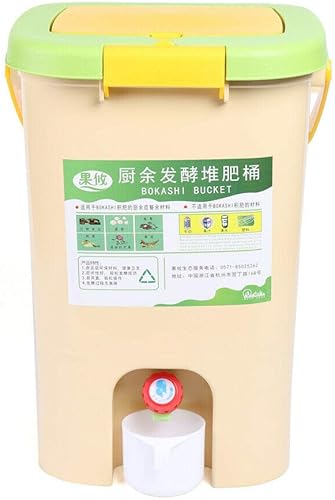 Miniatura 3 de Contenedor de compostaje de interior de 21L, reciclador de alimentos Upthehill y contenedor de compost de cocina, contenedor de compostaje para