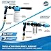 WAVESRX Boat & PWC Soap & Engine Flush Mixer Bundle – Wash Spray for Pressure Washer Accessories, Garden Hose & Jetski Cleaning Kits | Dual-Use Foamer Spray Gun | Jet Ski & Boat Cleaning Supplies
