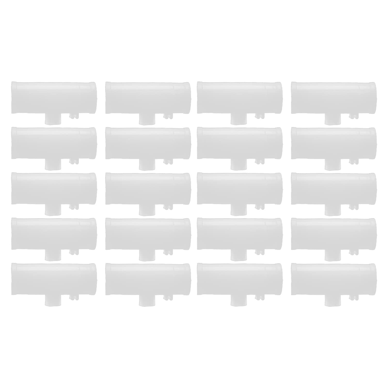 Chicken Waterer Tee Fitting, Durable Drill Free Leak Proof Chicken Tee Tube for Chicken for Farm for Breeding Industry for Duck(Six-point three-way tube)