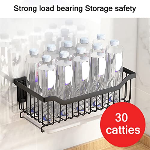 Cesta de acero inoxidable para ganar espacio en cocina y baño 4