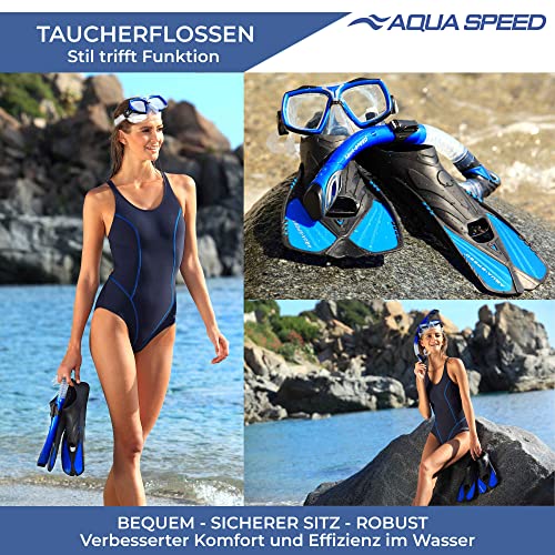 Aqua Speed Action Pinne per Adulti + Cordino UP |