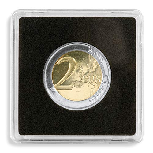 Paquete de 10 portas monedas plásticos 2x2 pulgadas miniatura 1